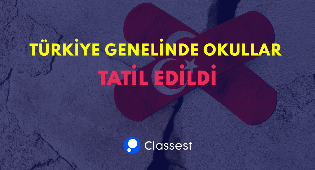 Türkiye Genelinde Okullar Tatil Edildi